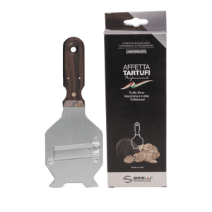 TRUFFLE SLICER WITH WOODEN HANDLE