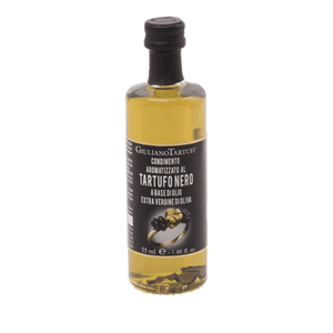 truffle oil with slices 