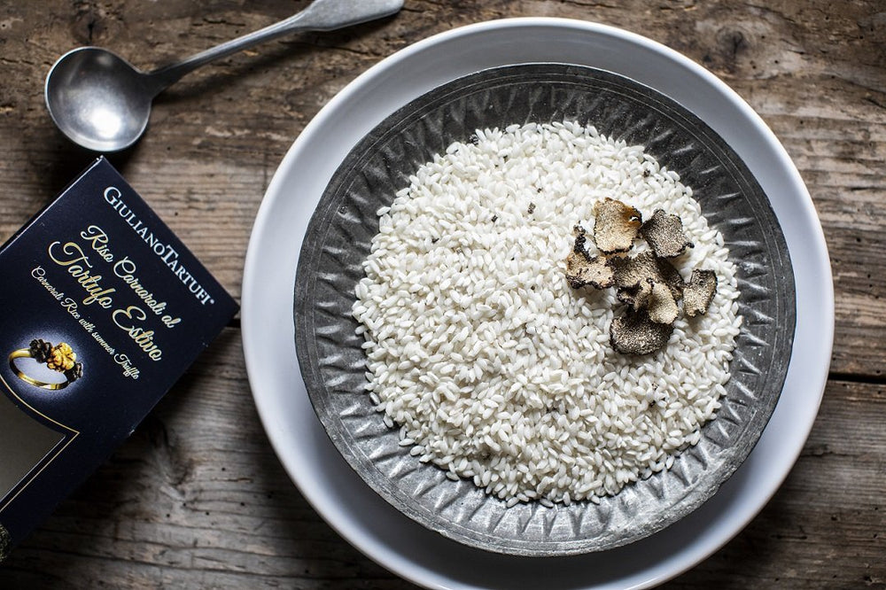 CARNAROLI RICE WITH SUMMER TRUFFLE – La Bottega del Tartufo