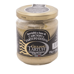 artichokes and summer truffle cream