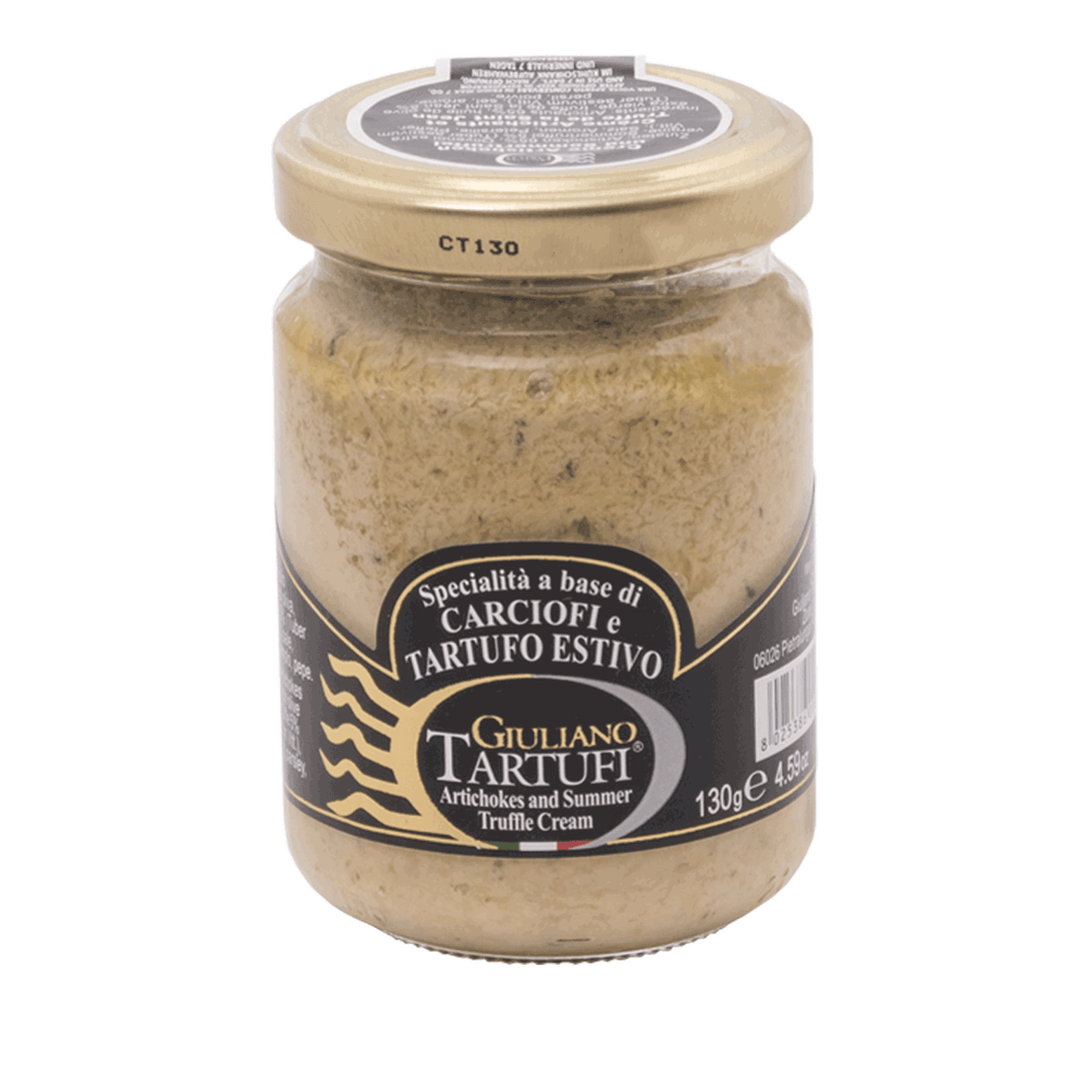 artichokes and truffle cream