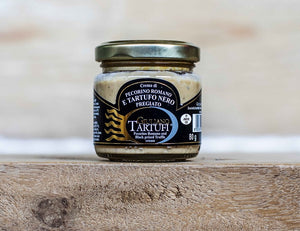 CREMA DI PECORINO ROMANO E TARTUFO NERO PREGIATO